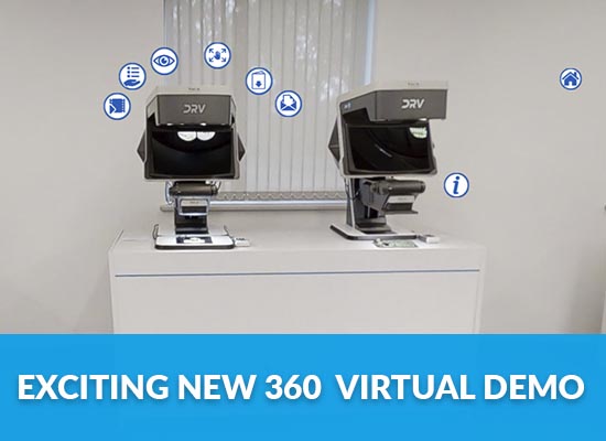 DRV-Z1 products shown in virtual showroom